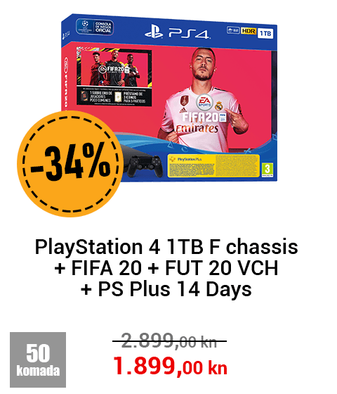 Black friday popust na paket Playstation 4 konzola i FIFA 20